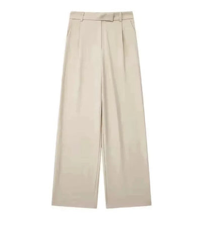 Avant Vintage Luxe Wide-Leg Trousers – Bold Colors, Effortless Style & Flattering Fit!