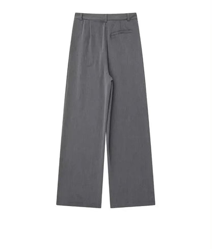 Avant Vintage Luxe Wide-Leg Trousers – Bold Colors, Effortless Style & Flattering Fit!